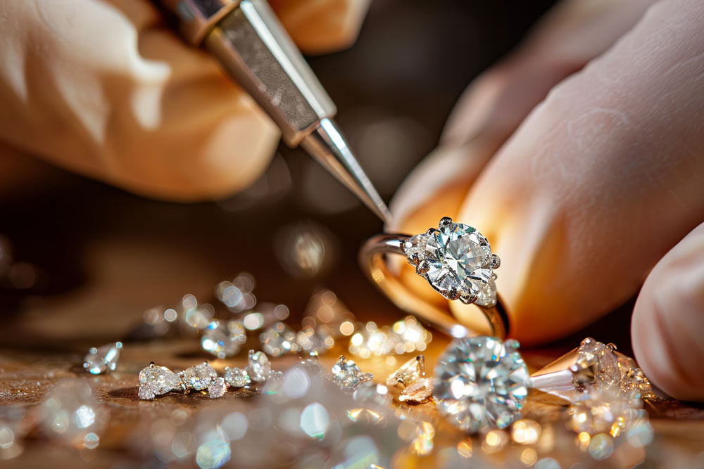 Valutazione diamanti gratuita: dove vendere gioielli con diamanti? | MV Luxury Group