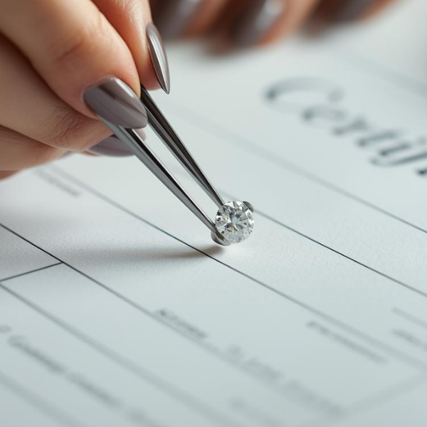 Certificati per diamanti: identità tecnica diamante certificato | MV Luxury Group